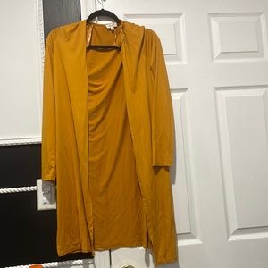 LOVE J Mustard Yellow Cardigan